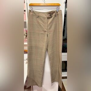 Dalia Collection Plaid Wide-Leg Trousers - Size 8, NWOT